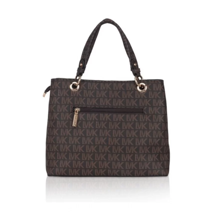Generic Women's Faux Leather Printed Handheld Bag (Brown) - Image 4