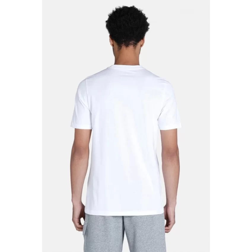 Generic Men's Casual Half sleeve Printed Polyester Crew Neck T-shirt (White) - Image 3