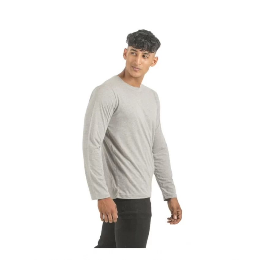 Generic Pack of 2 Men's Casual Cotton Solid Full Sleeve Tshirts (Multicolor) - Image 4