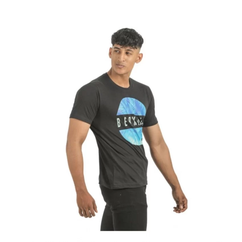 Generic Pack of 2 Men's Casual Cotton Printed Short Sleeve Tshirts (Multicolor) - Image 4