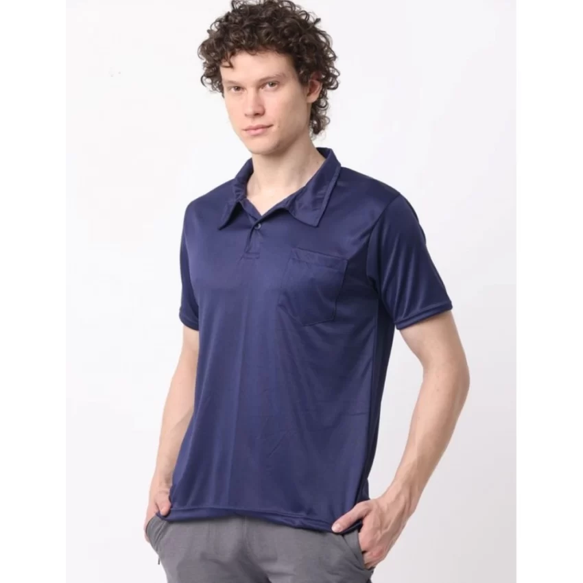 Generic Pack of 2 Men's Casual Cotton Blend Solid Short Sleeve Tshirts (Multicolor) - Image 3